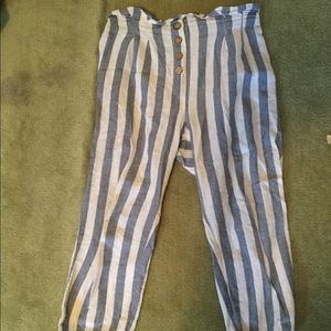 Stripped beach pants